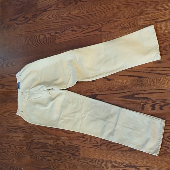 Vtg Rockies tan neutral bareback high waisted 100% cotton jeans W29 L36" - Picture 4 of 9